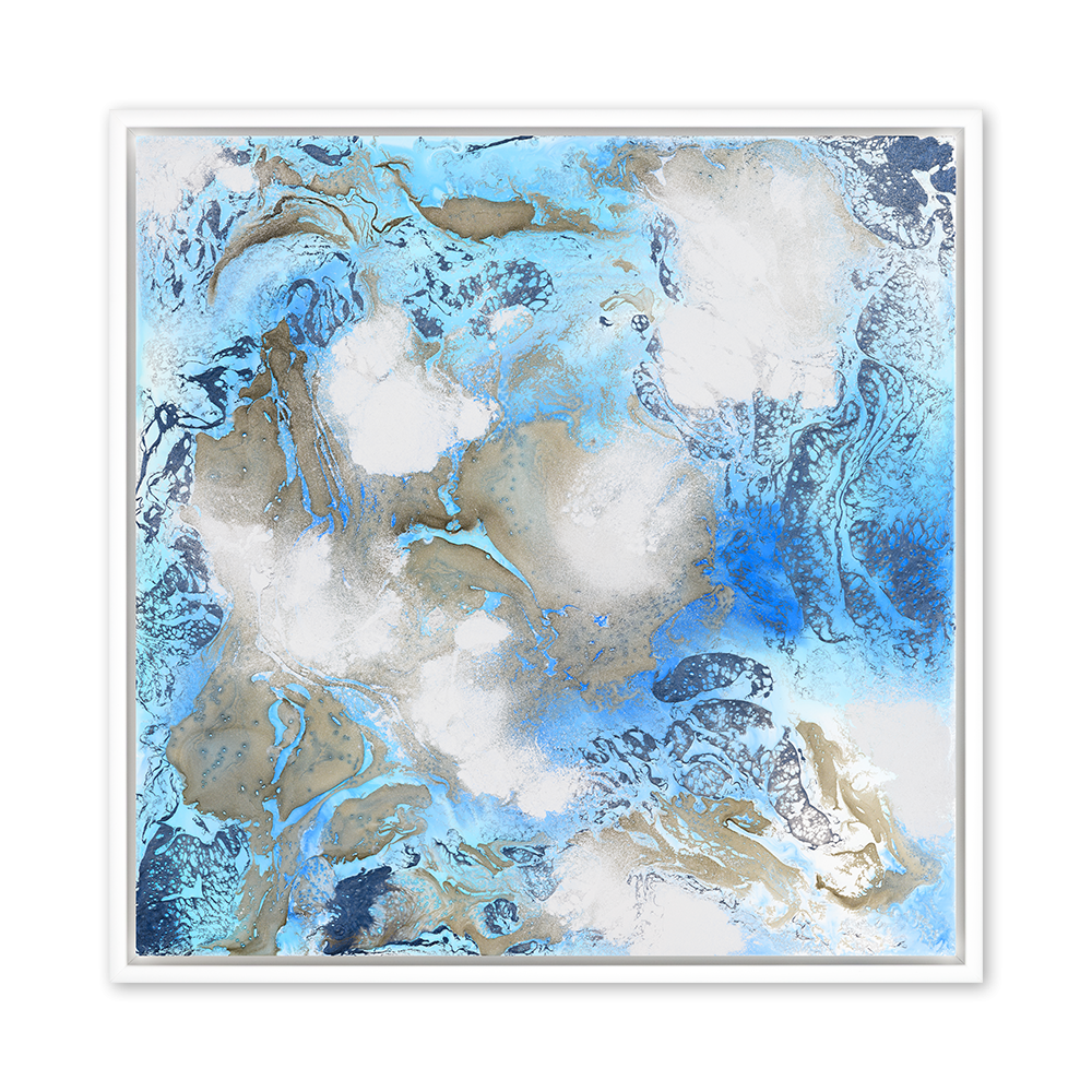 Terres mouvantes – Œuvre originale d’art abstrait par Ekaterina Grivet