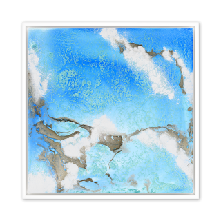 Breath of Azure – Original Abstract Artwork by Ekaterina Grivet