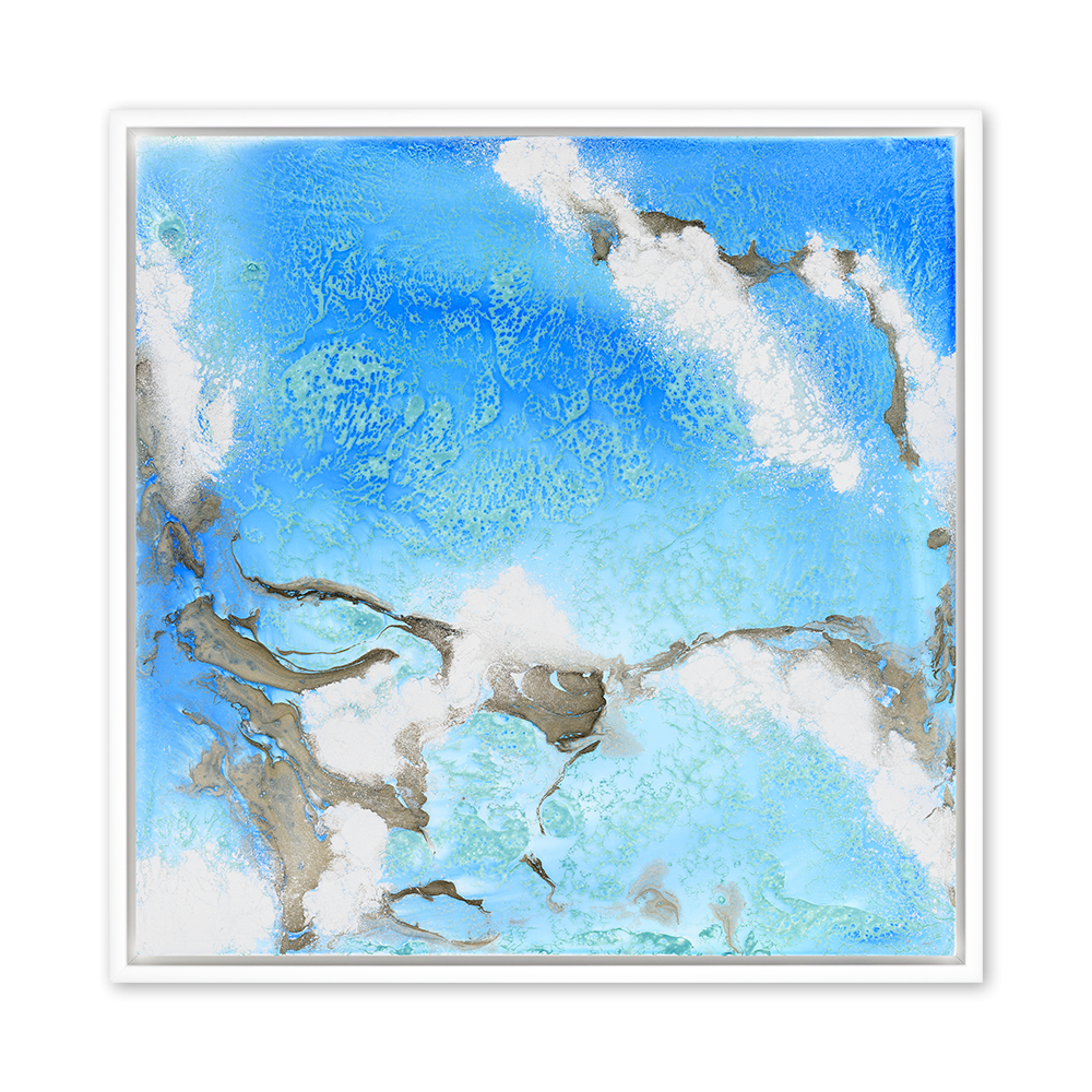 Souffle d’azur – Œuvre originale d’art abstrait par Ekaterina Grivet