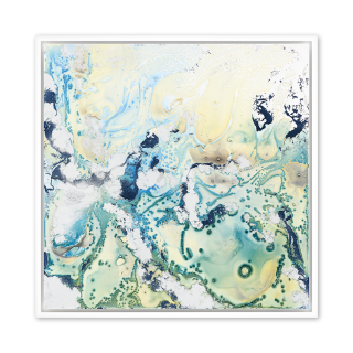 Jardin submergé – Œuvre originale d’art abstrait par Ekaterina Grivet