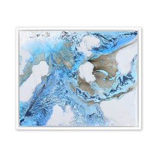 Rivages mouvants – Œuvre originale d’art abstrait par Ekaterina Grivet