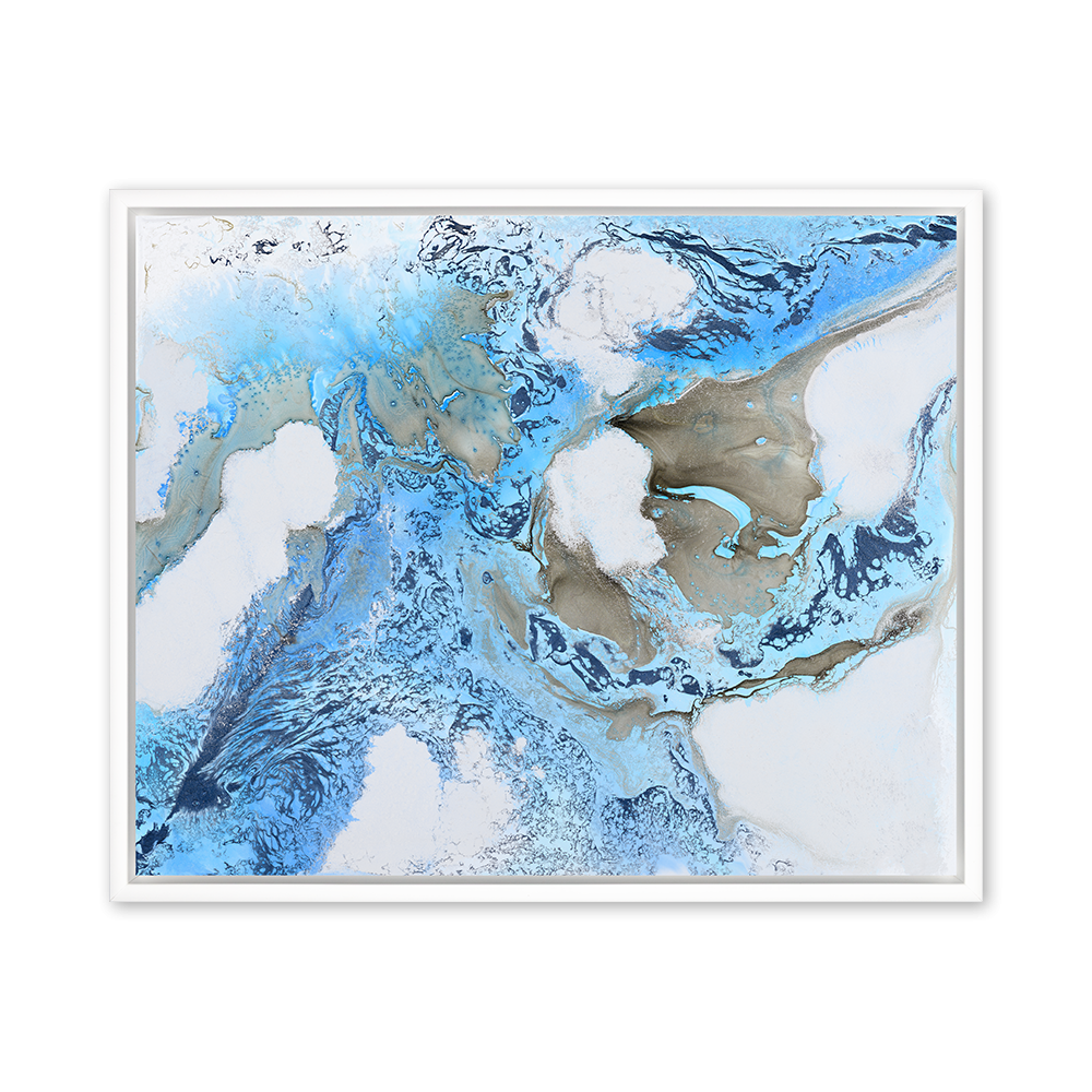 Rivages mouvants – Œuvre originale d’art abstrait par Ekaterina Grivet