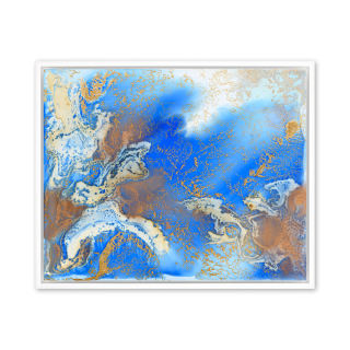 Archipel doré – Œuvre originale d’art abstrait par Ekaterina Grivet